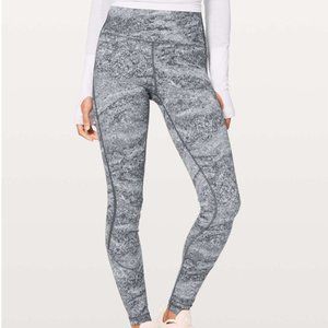 Lululemon Stop Drop & Squat Tight 28" Area Ice Grey 6